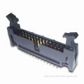 Box Header with Latches, 2.54mm Pitch, SMT Type, 12.9mm Insulator Height